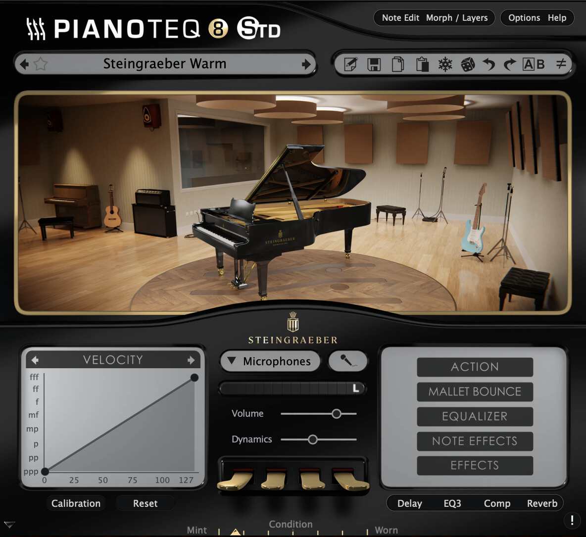 Pianoteq interface - Steingraeber E-272